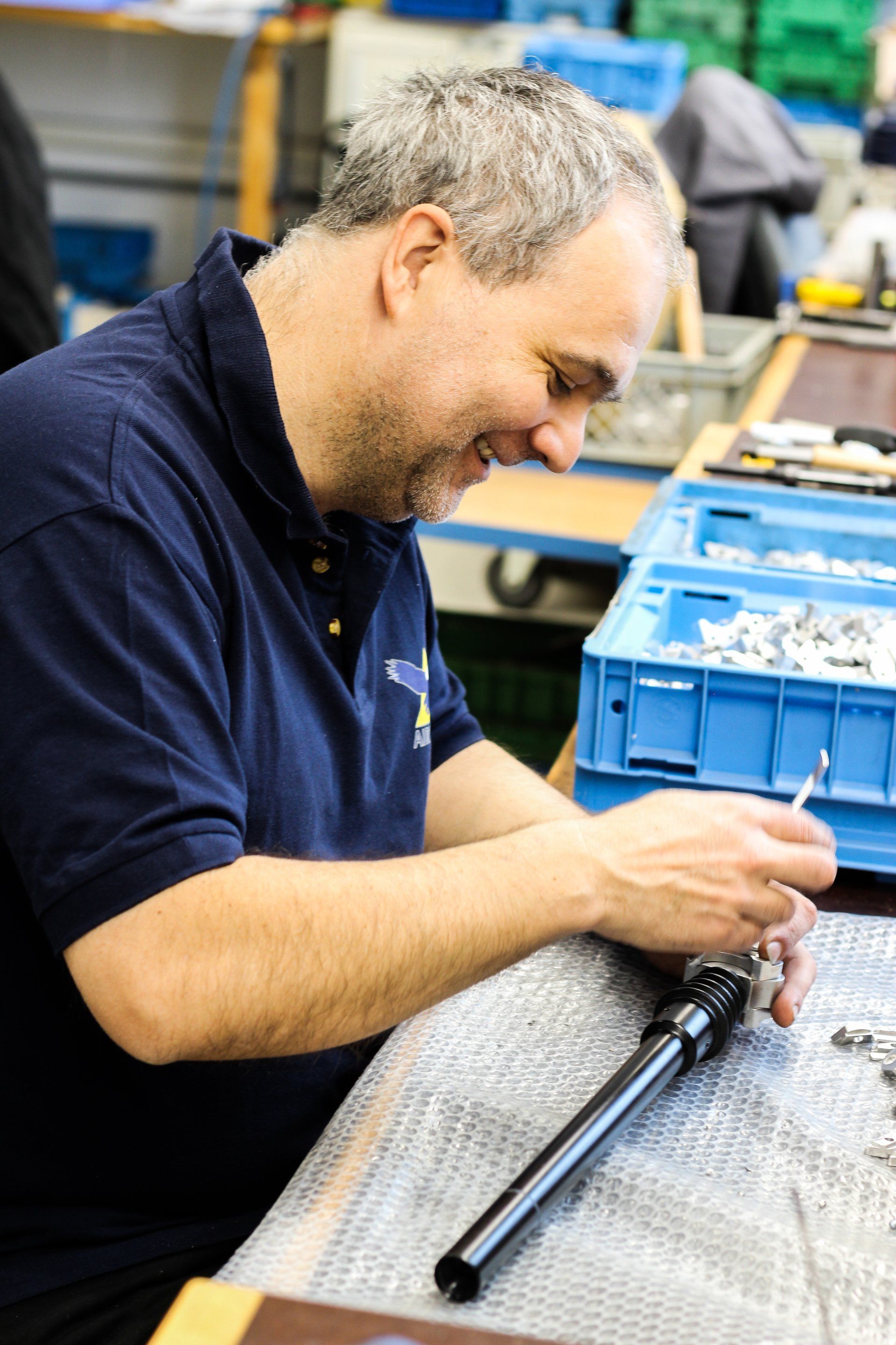 Gefederte Sattelstützen für Fahrräder - Made in Germany, Herstellung und Montage in Deutschland