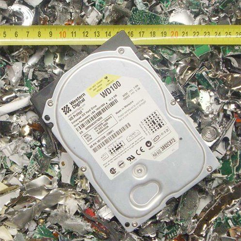 hard disk drive shredders