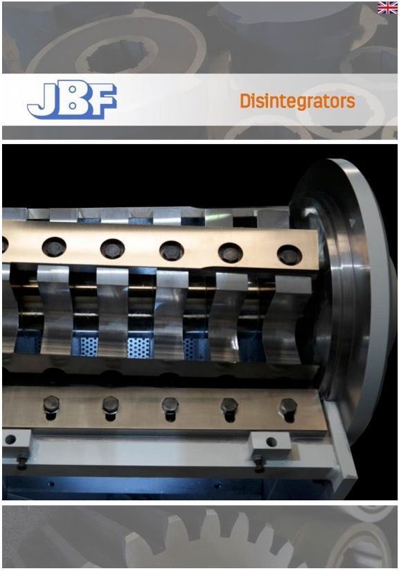 Brochure JBF Disintegrators