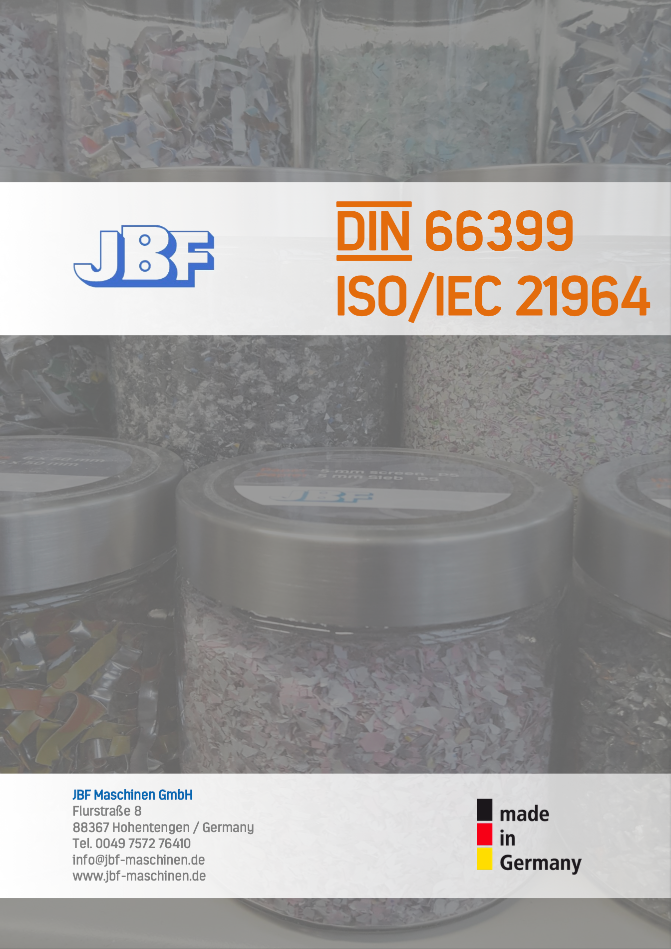 Brochure DIN 66399 - ISO/IEC 21964