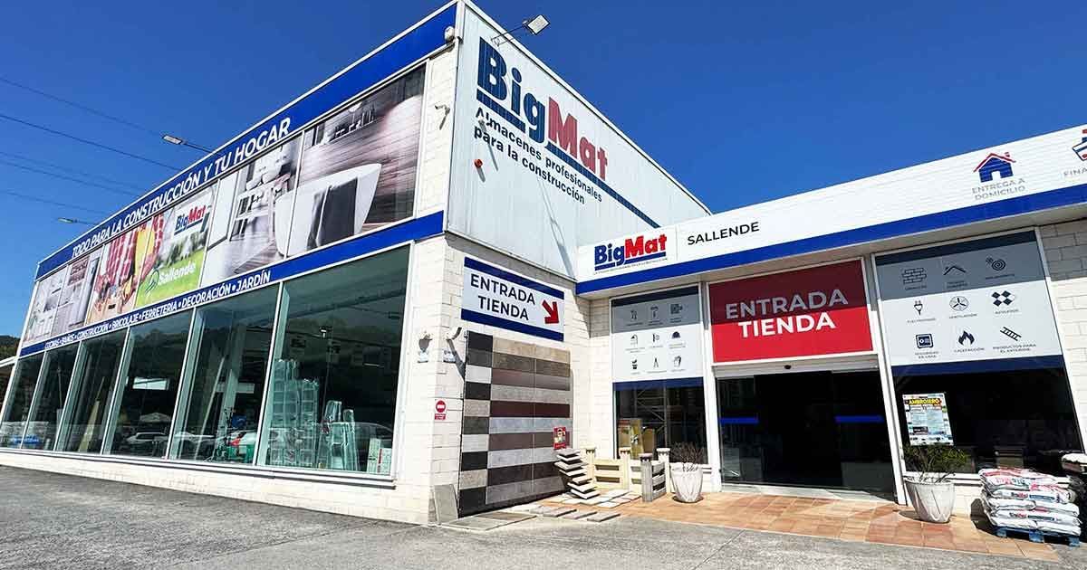 Red de almacenes y exposiciones BigMat Sallende en el norte de España