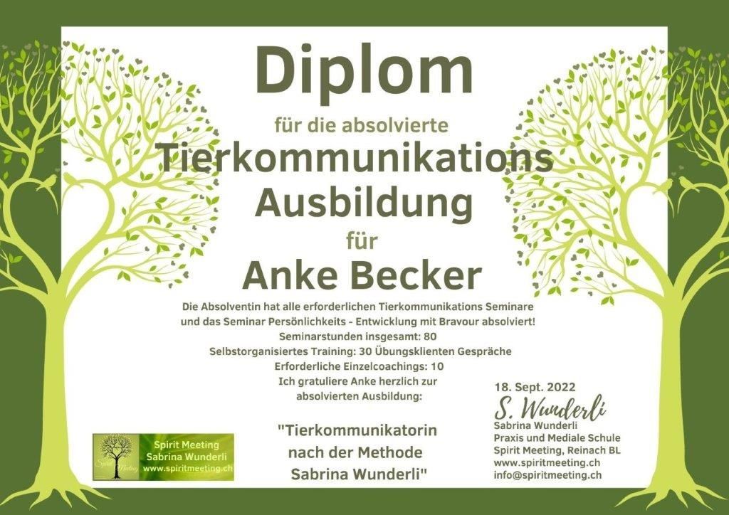 Diplom Tierkommunikation