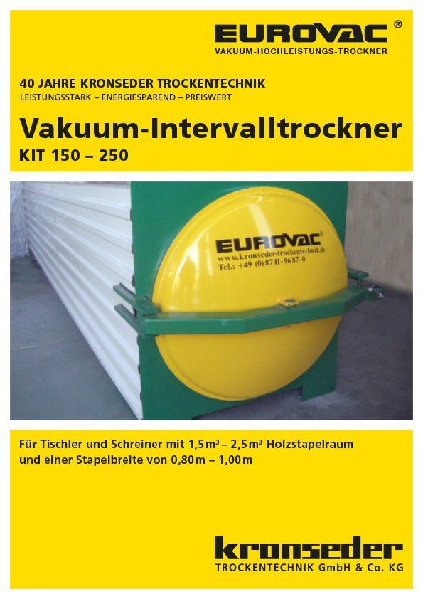 A4 Flyer_Vakuum Intervalltrockner KIT 150 - 250 A4 Flyer_Vakuum Intervalltrockner KIT 150 - 250