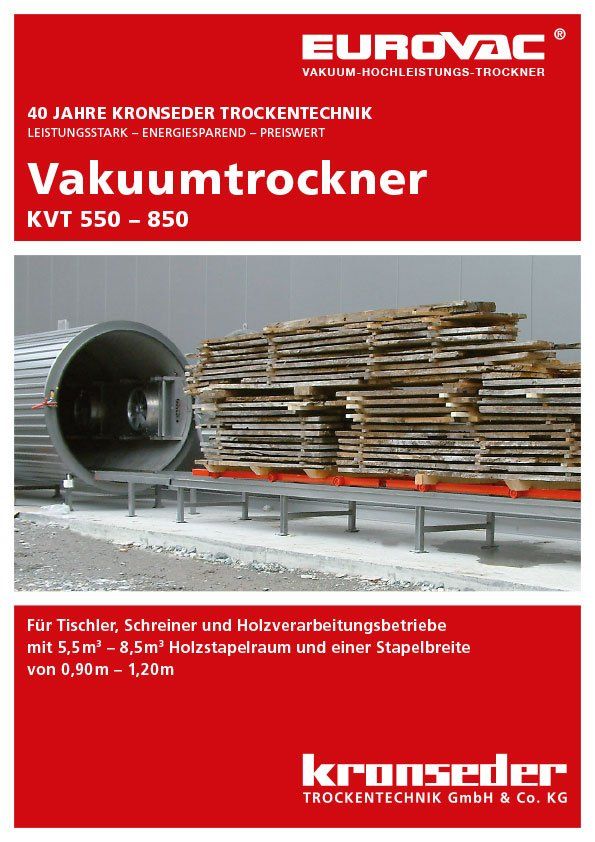 A4 Flyer_Vakuumtrockner KVT 550 - 850