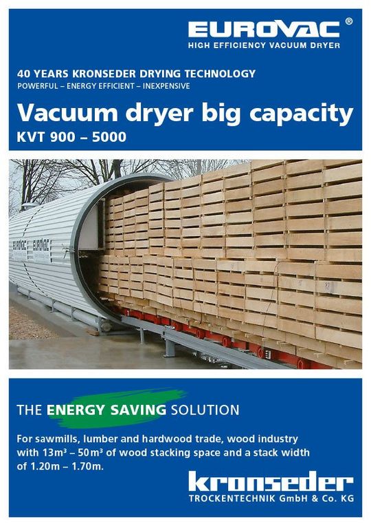 A4 Flyer_Vakuum Großraumtrockner KVT 900 - 5000 A4 Flyer_Vakuum Großraumtrockner KVT 900 - 5000