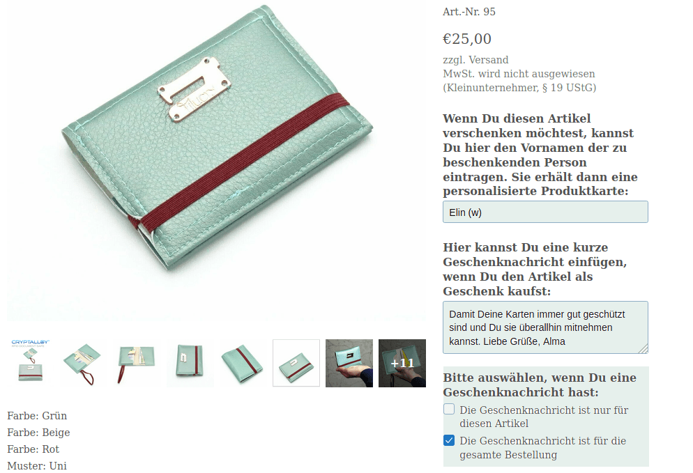 kartenetui mit rfid schutz mint