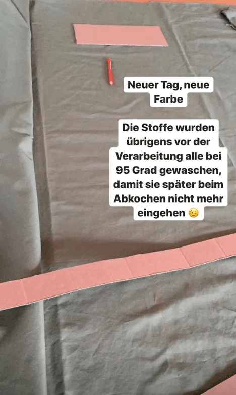 Stoff verarbeiten