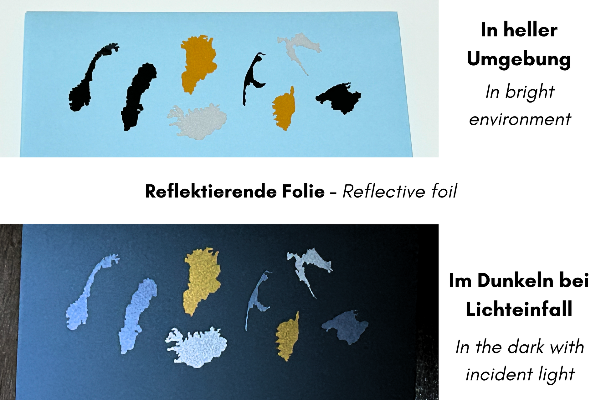 reflektierende aufkleber motorradhelm