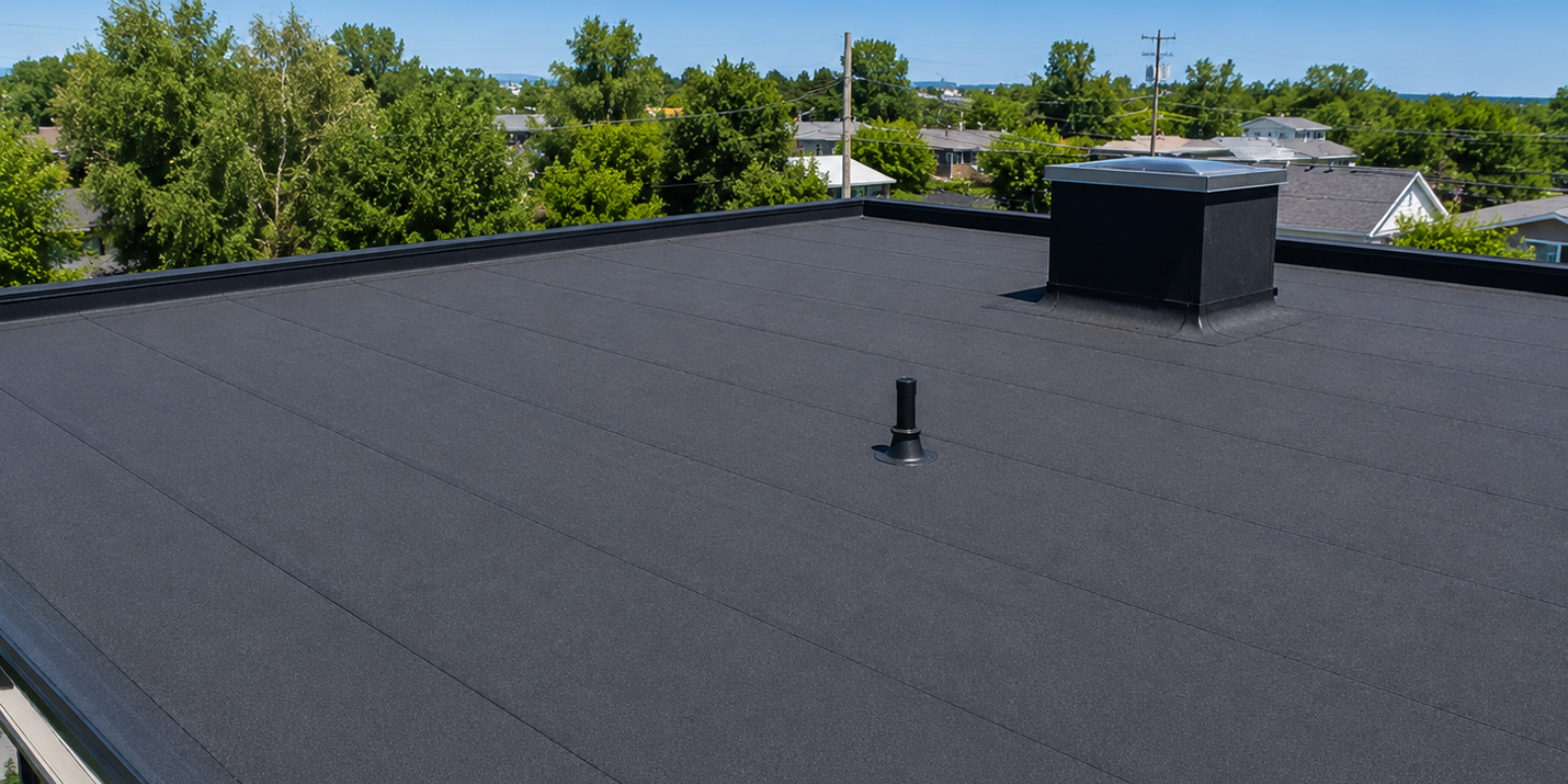 Black Granulated Modified Bitumen Rubber Roof