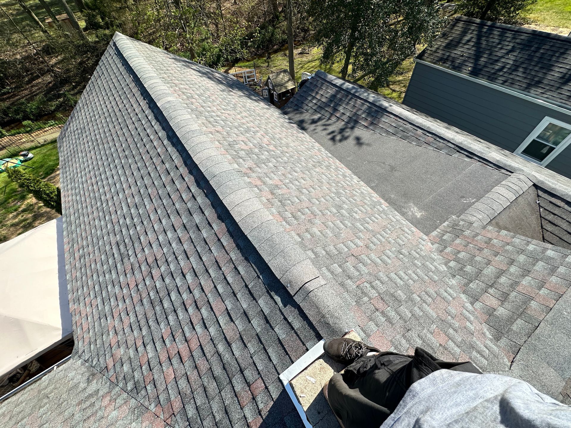 new Williamsburg slate color asphalt shingles