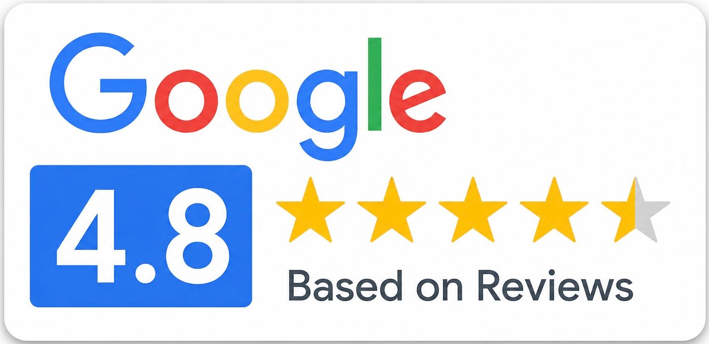 4.8 star google rating