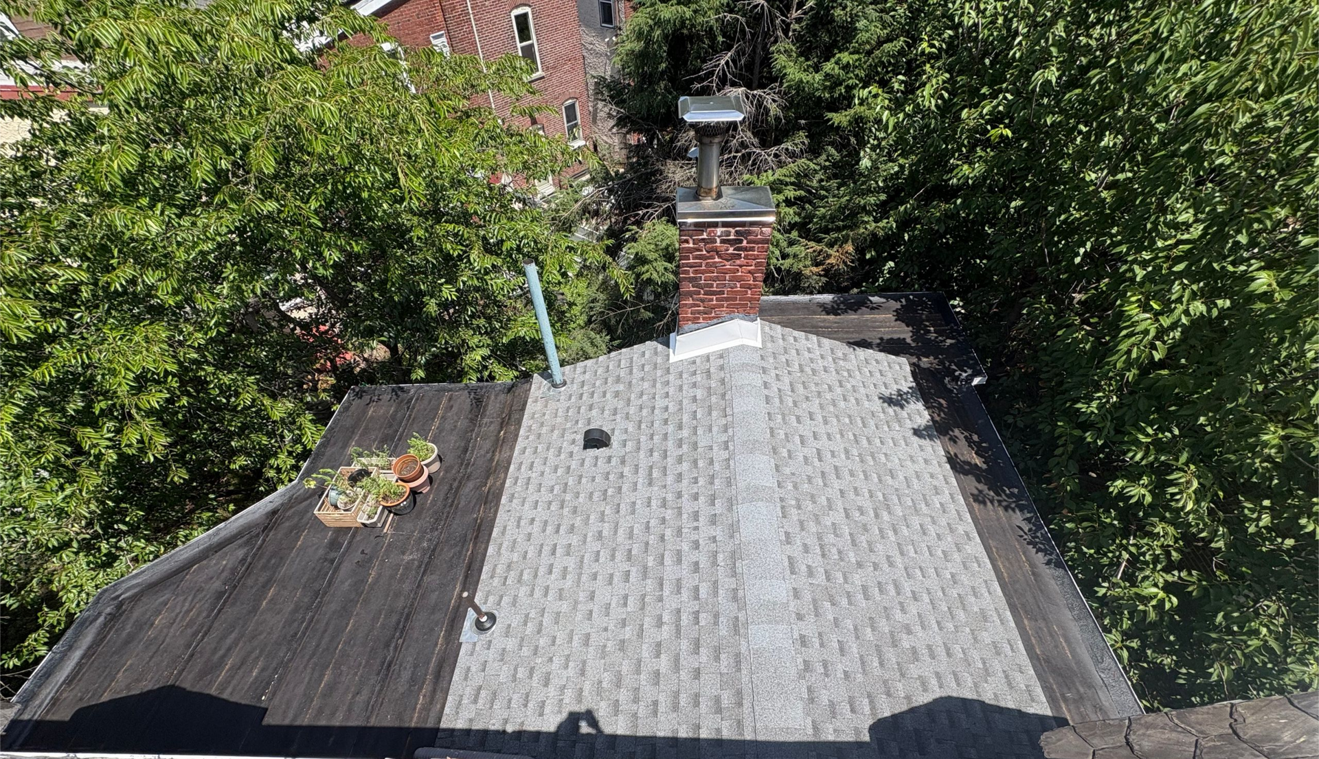 new 30 year laminated shingles installed in Philadelphia