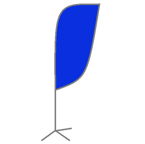 Fly banner surf o bandera publicitaria vela