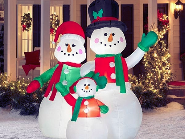 Decoración hinchable navideña
