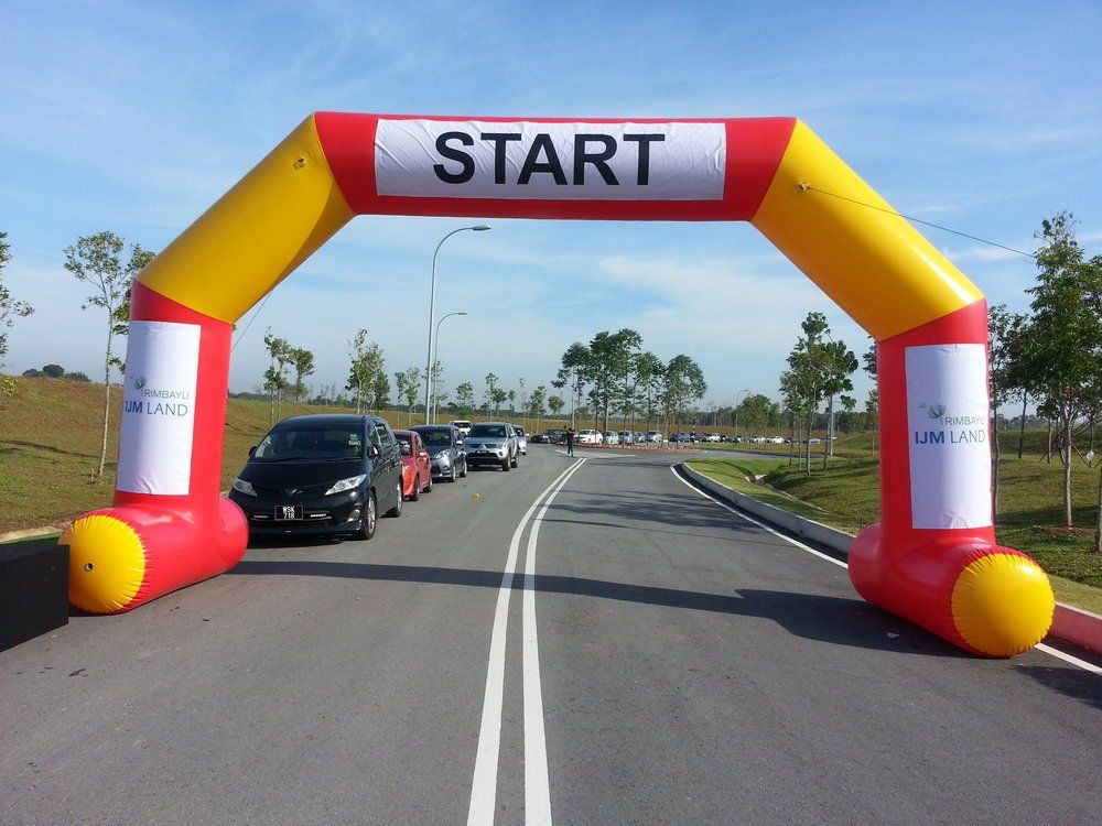 Línea de meta de carrera