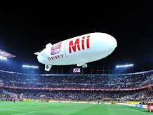 Zeppelin hinchable gigante
