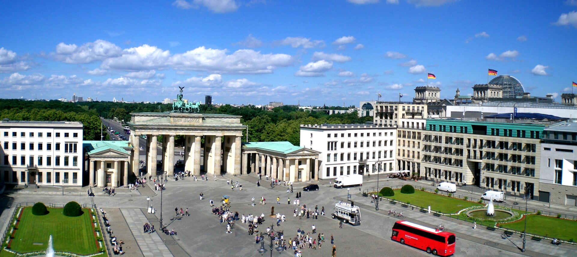 Pariser Platz mit Brandenburger Tor
