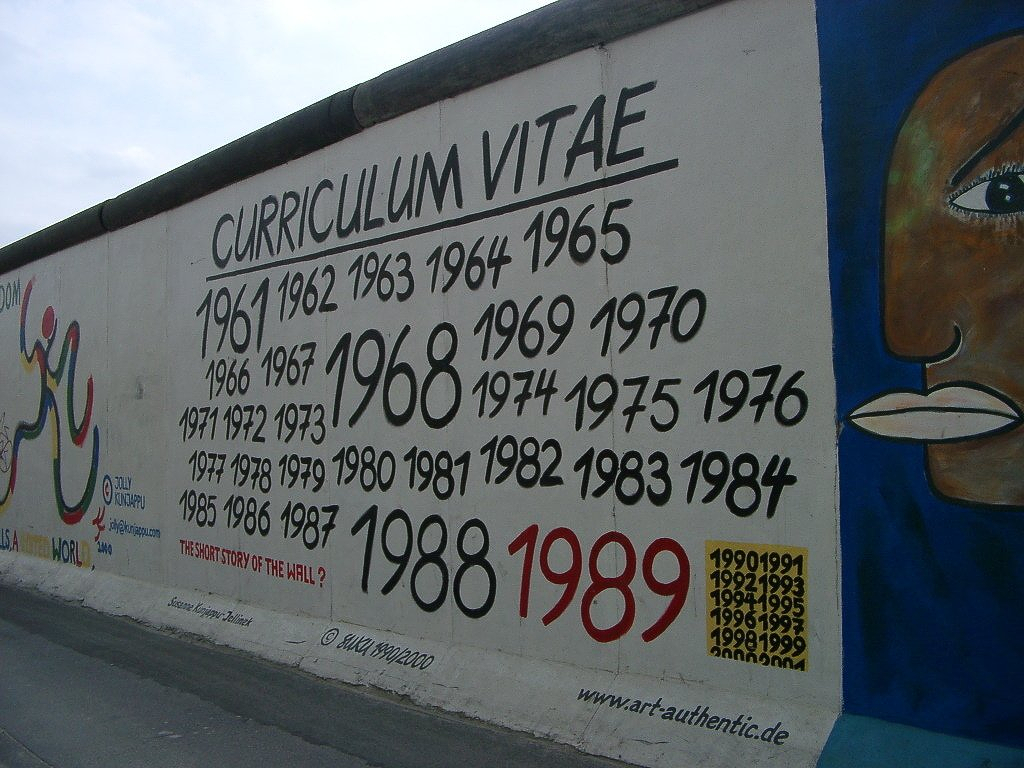Berliner Mauer an der East Side Gallery