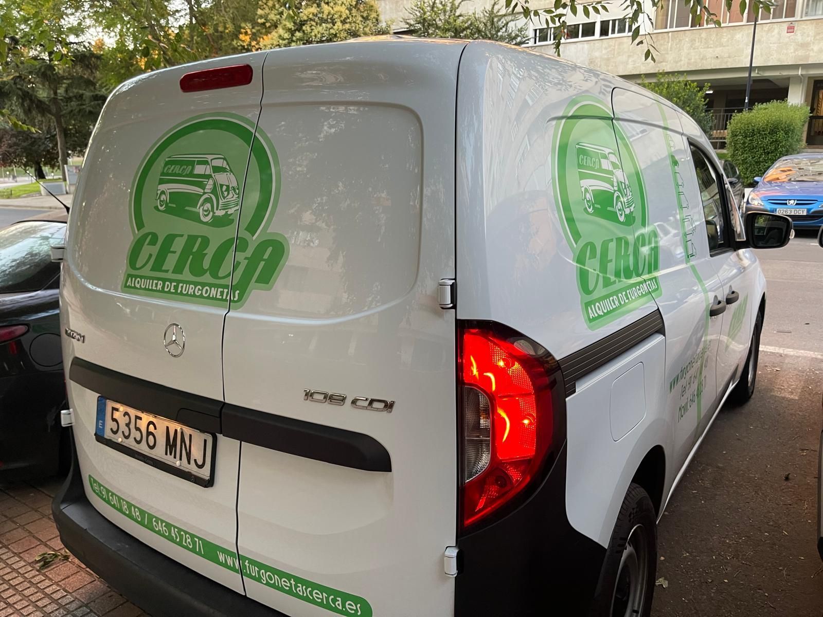 Furgoneta Mercedes Citan de alquiler en Madrid