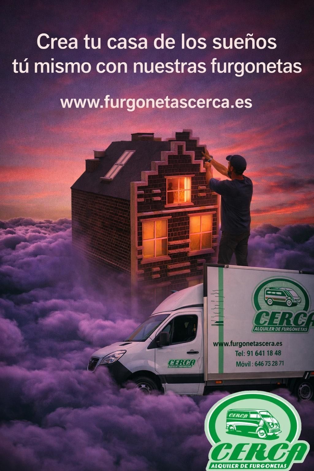 furgoneta alquiler Madrid construir casa reformas mudanzas Cerca