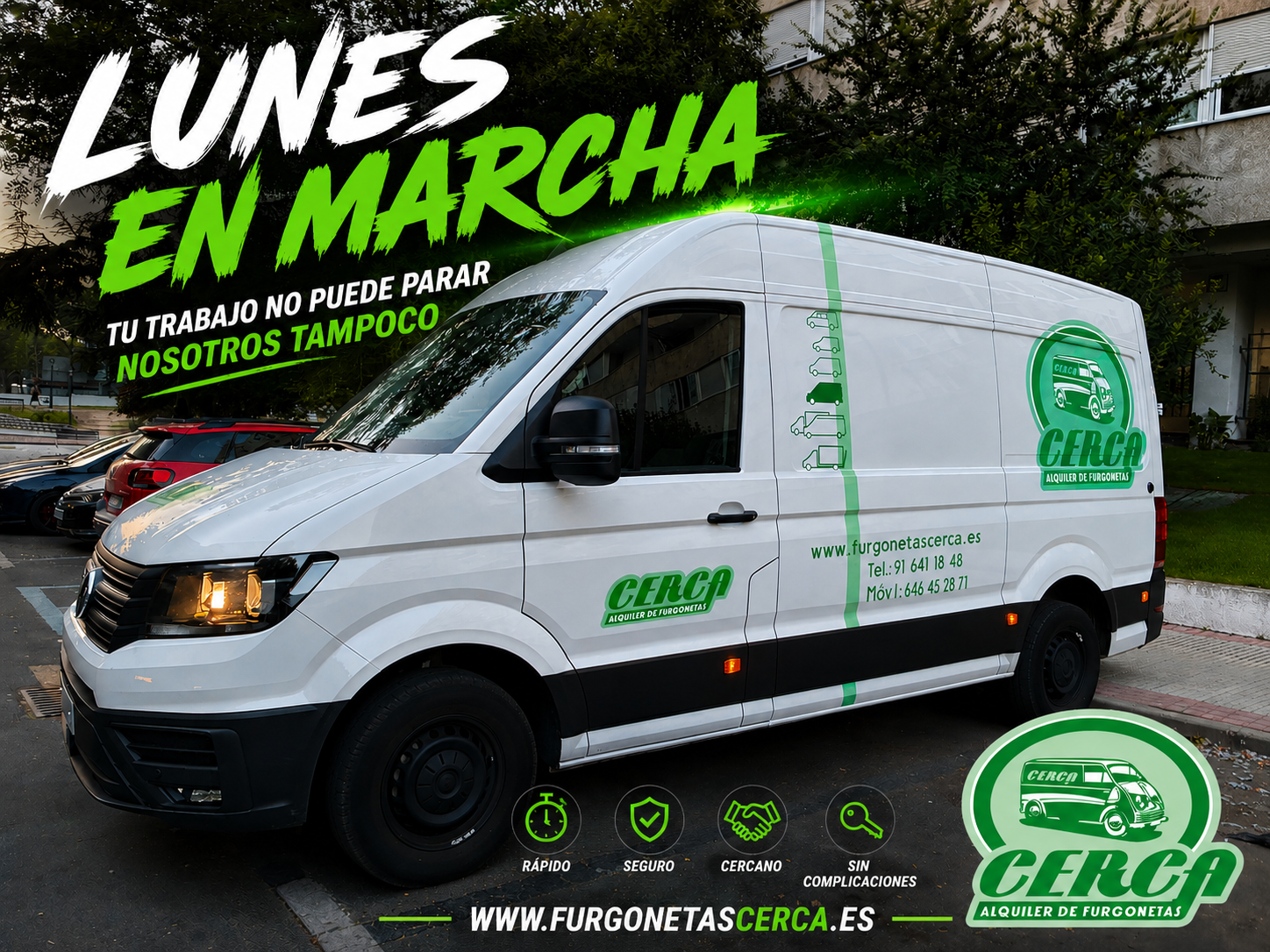 Alquiler de furgonetas en Madrid y Alcorcón con Cerca Alquiler de furgonetas en Madrid y Alcorcón con Cerca