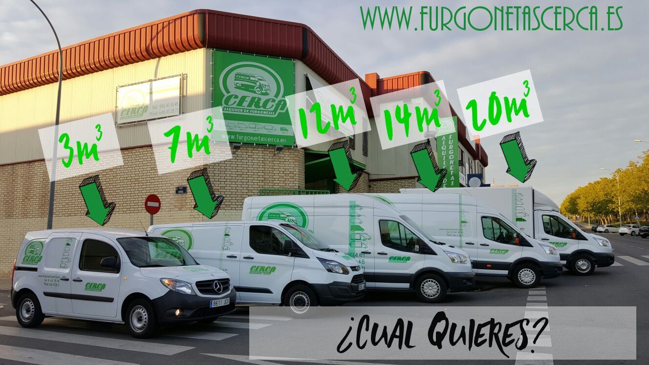 alquiler alcorcon furgonetas fin de semana