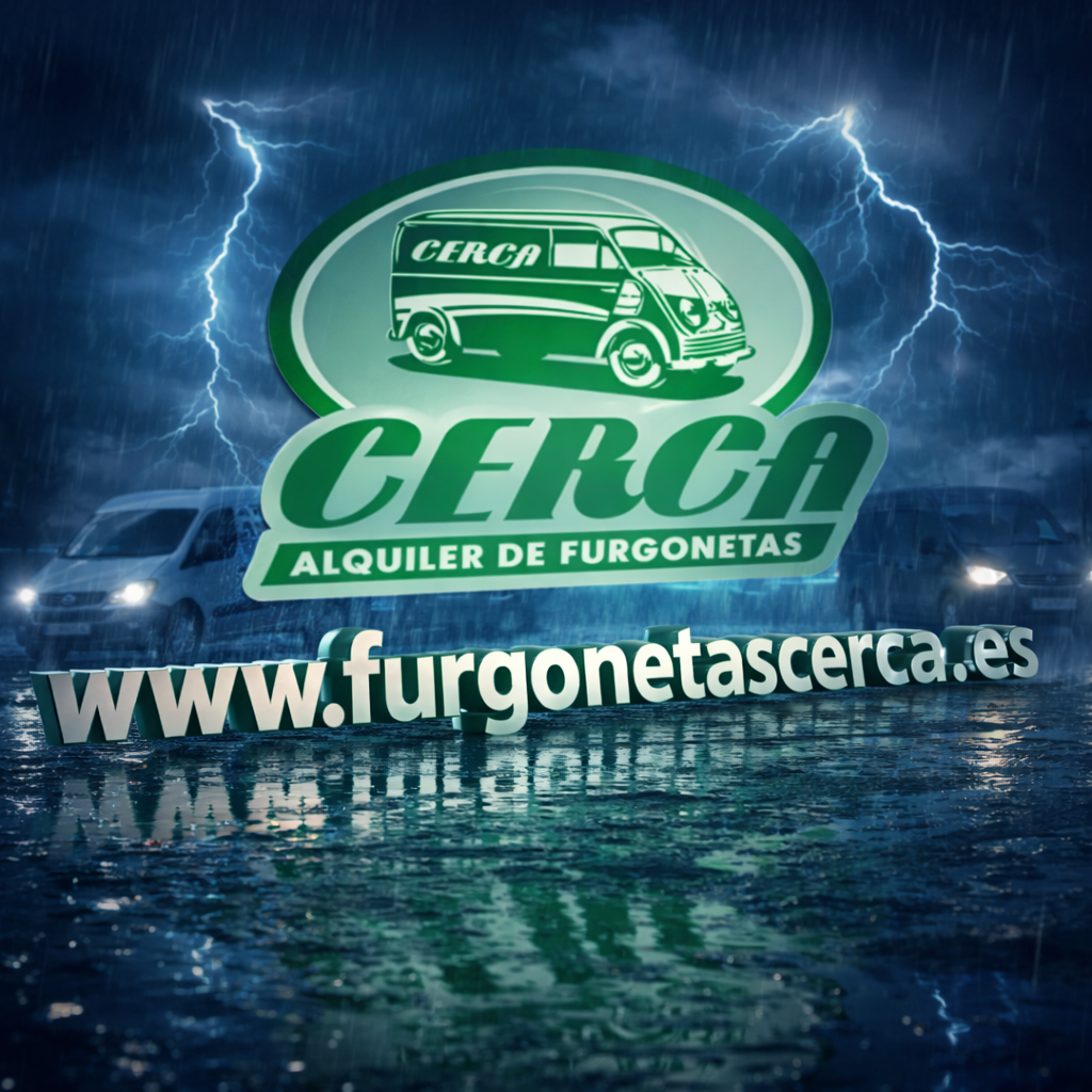Logo de Cerca Alquiler De Furgonetas con web en 3D