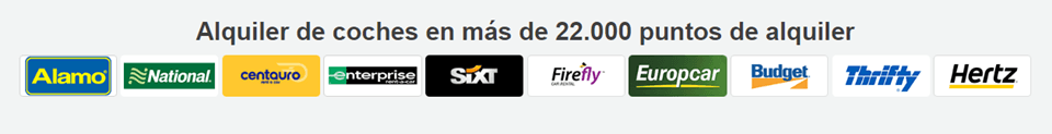 Alquiler de coches Rent a car