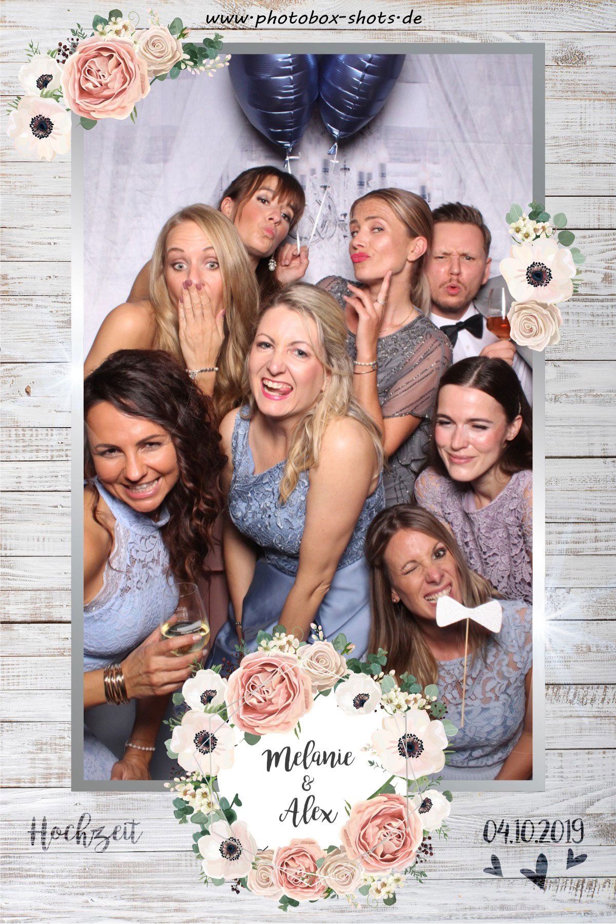 Fotobox auf allen Arten von Events