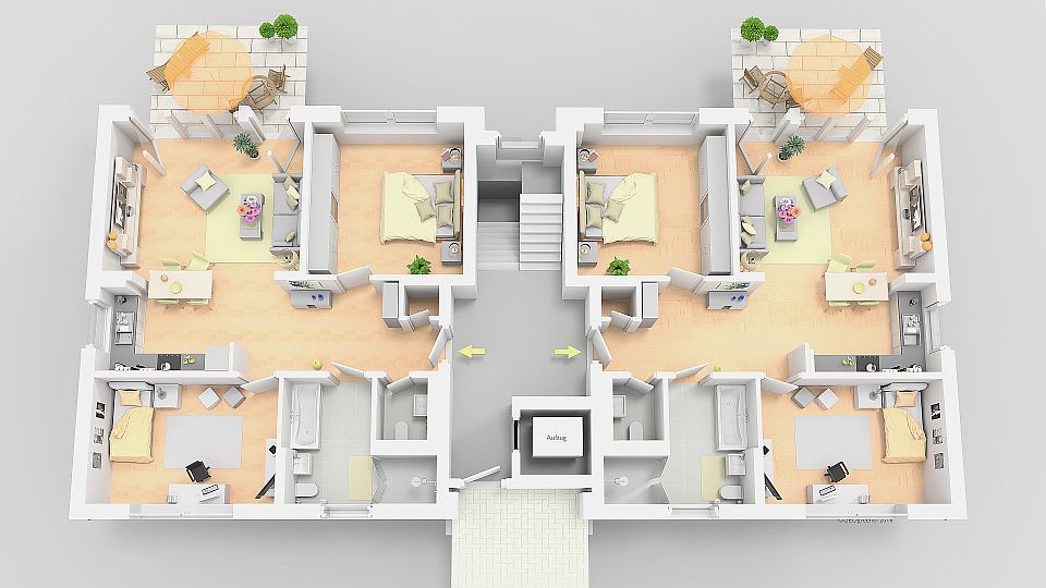 Geschossgrundrisse Geschossgrundrisse