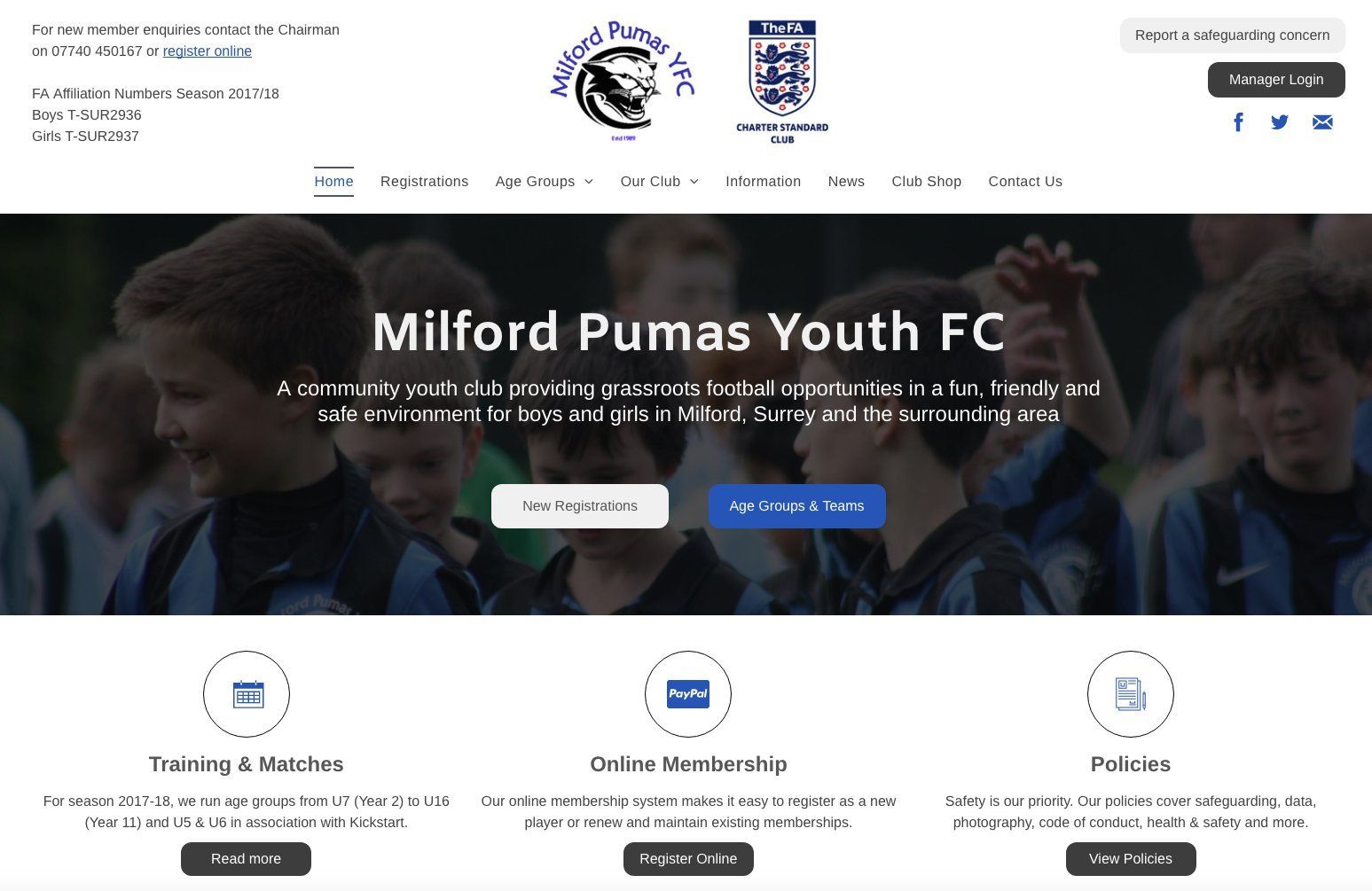 Football Club in Surrey