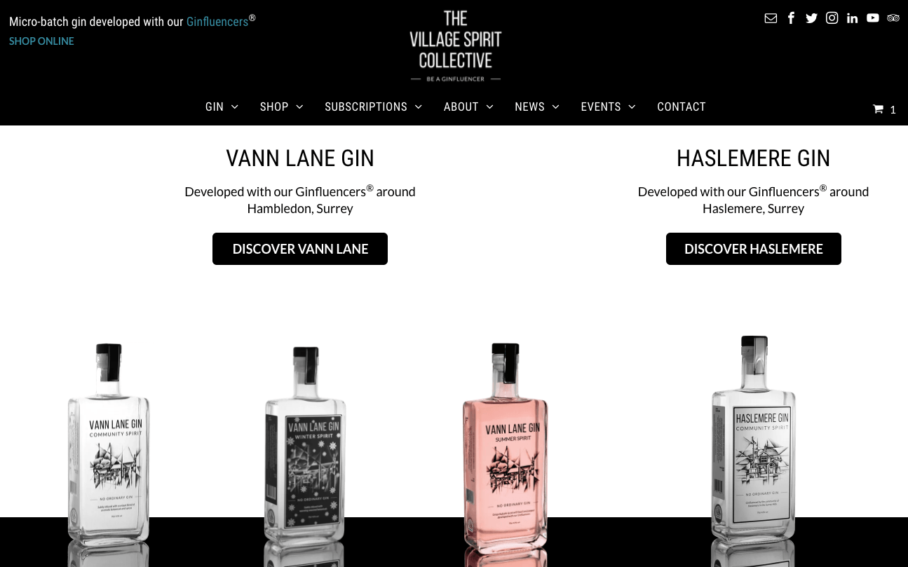 Craft Gin in Surrey Hills