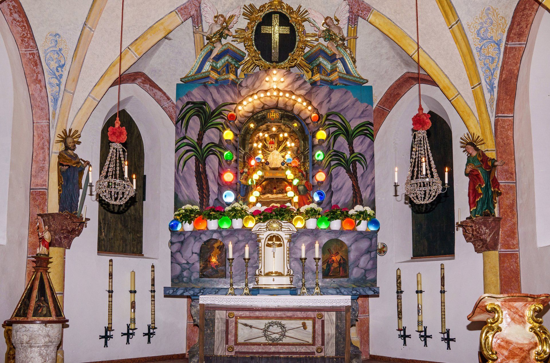 Heiliges Grab Ostern in der Filialkirche Ulrichshögl