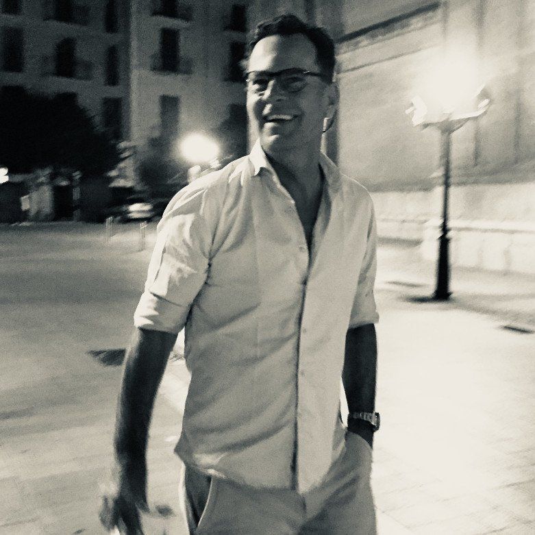 Peter Fleischer beim Landgang in Palma de Mallorca