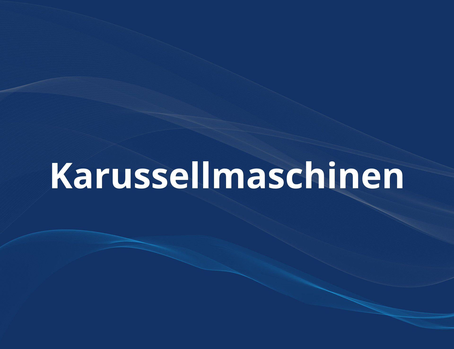Karussellmaschinen Karusselldrehmaschinen