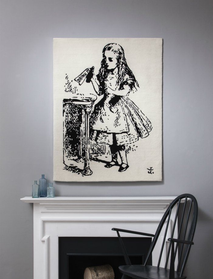 Alice in Wonderland rug