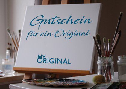Durch Klicken kommen Sie zum Kontakformular My Original - Originale nach Ihren Wünschen, Gutschein für Bleistift- und Kreidezeichnungen, Aquarelle und Acrylbilder auf Leinwand. Super Geschenkidee!
