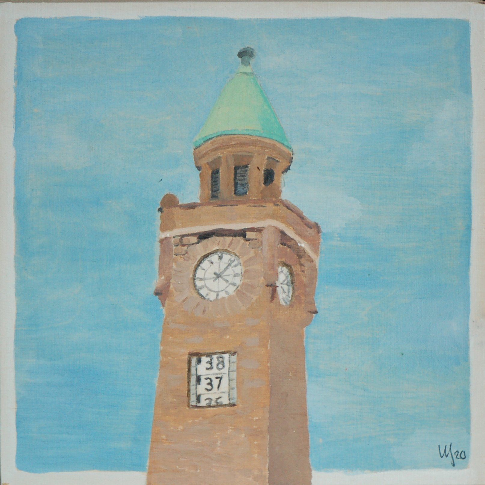 Landungsbrücken Holz 10x10 cm