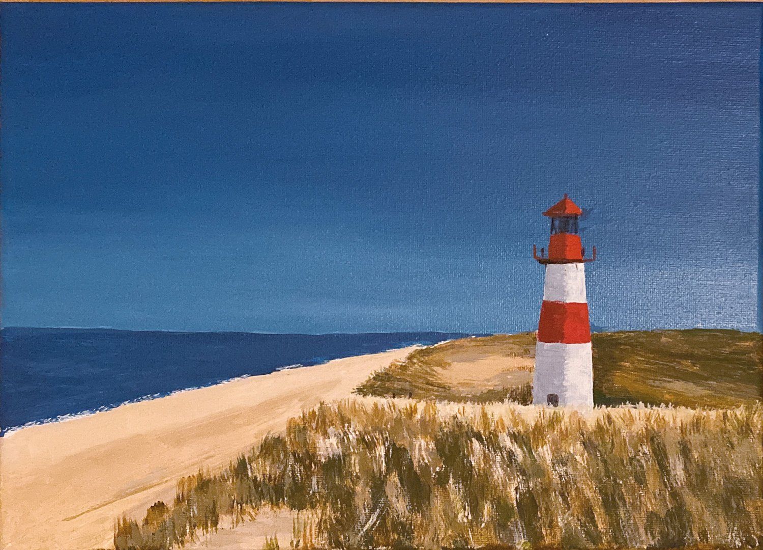 Leuchtturm Leinwand 40 x 30