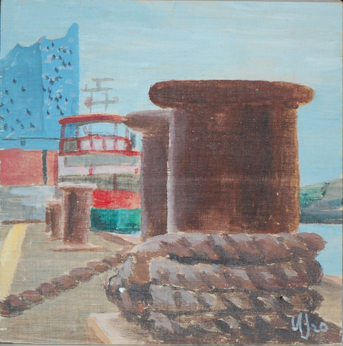 Poller Holz 10x10 cm
