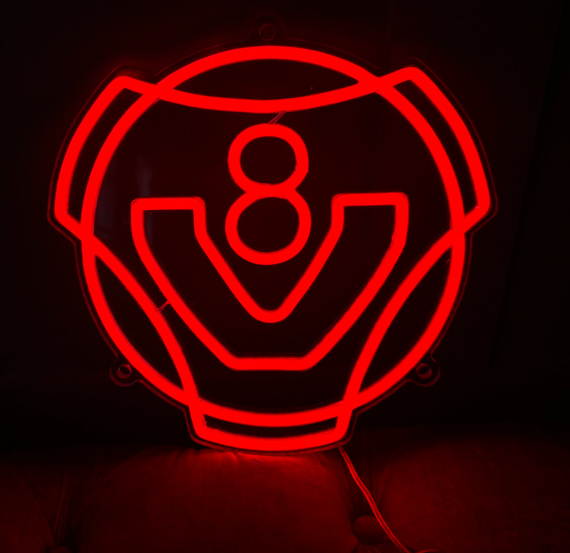 LED Neon Sign V8 logo
