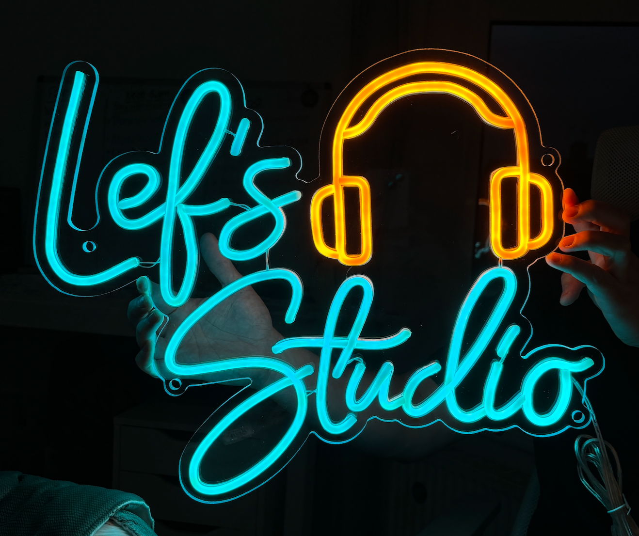 LED Neon Sign for a DJ
