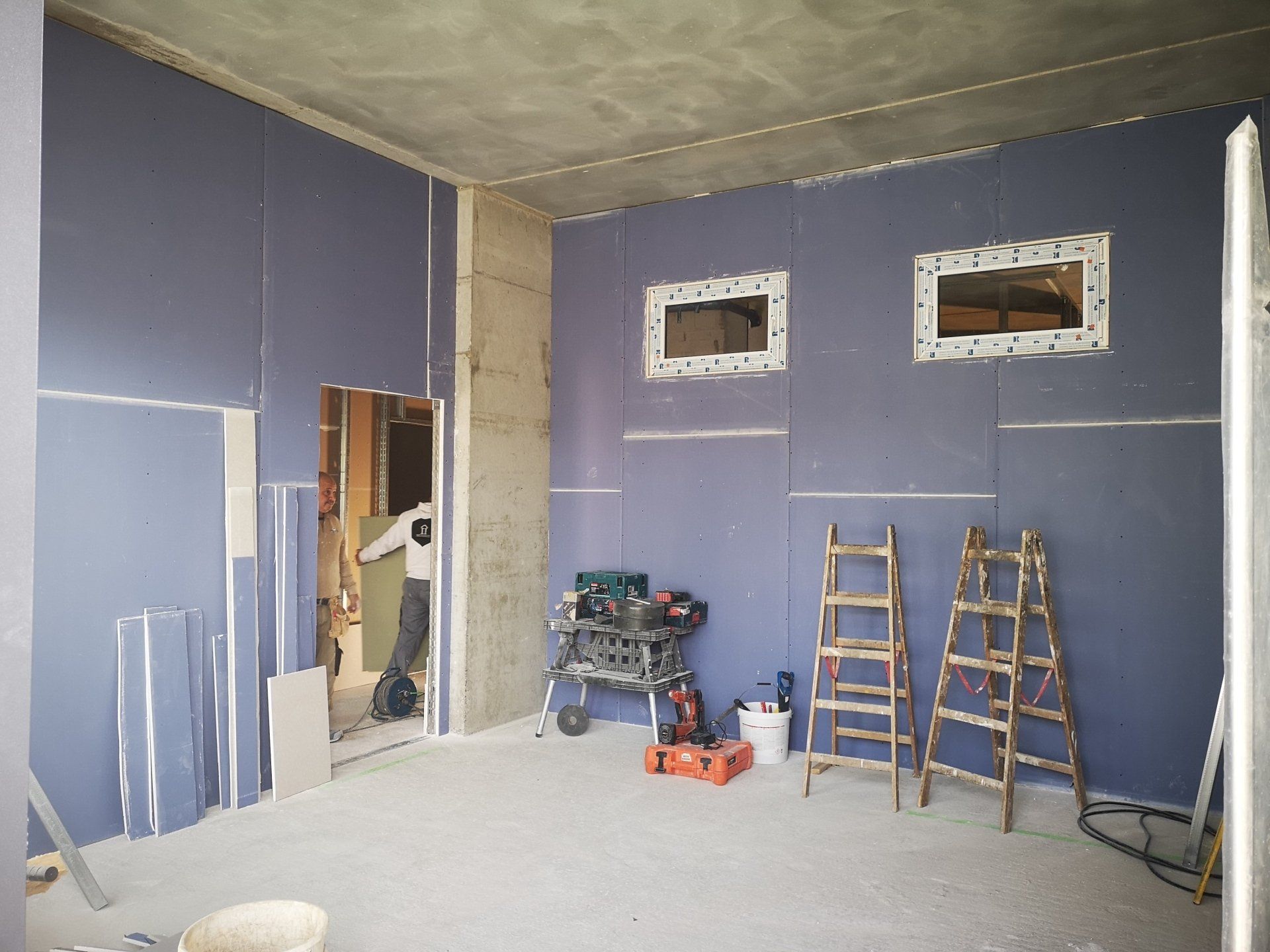 Rohbau, Ausbau, Therapieräume