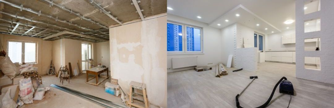 prima-dopo pulizie di sgrosso post ristrutturazione Roma