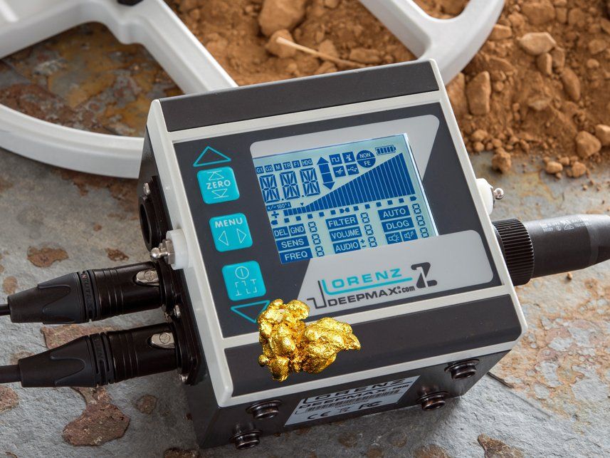 DEEPMAX Z1 in der Naturgoldsuche DEEPMAX Z1 zur Naturgoldsuche