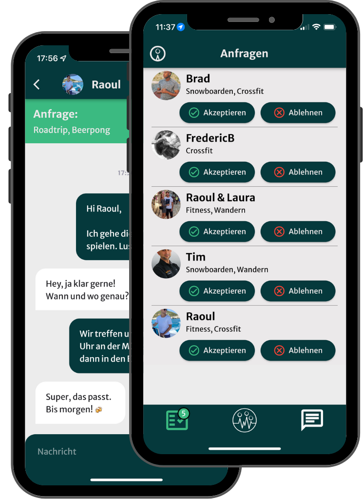 Die DoSo App in den Profileinstellungen