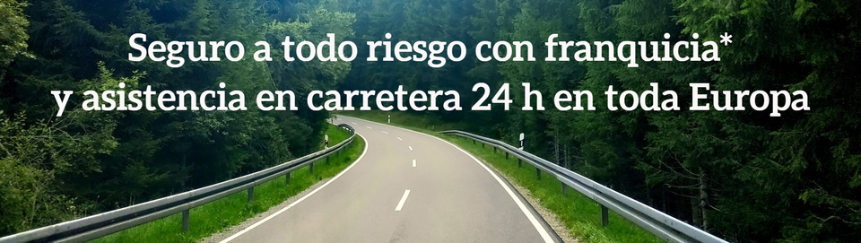 seguor a todo riesgo con franquicia y asistencia en carretera 24 h. en toda Europa