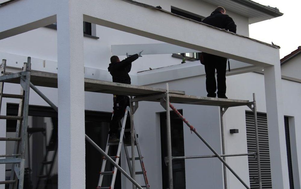 Bau Terrassenbedachung Bruchmühlen
