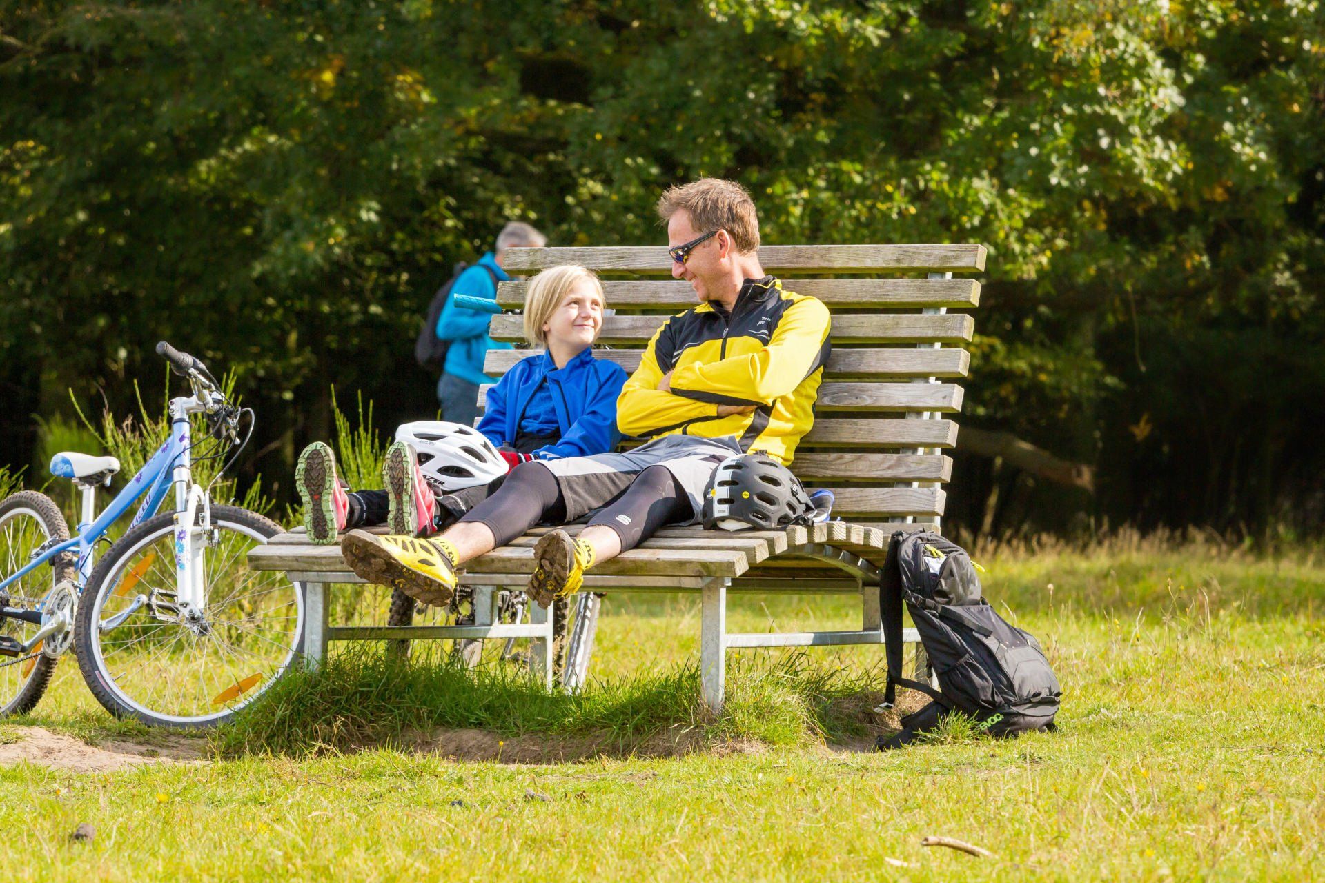 Radroute entlang der Spargelfelder