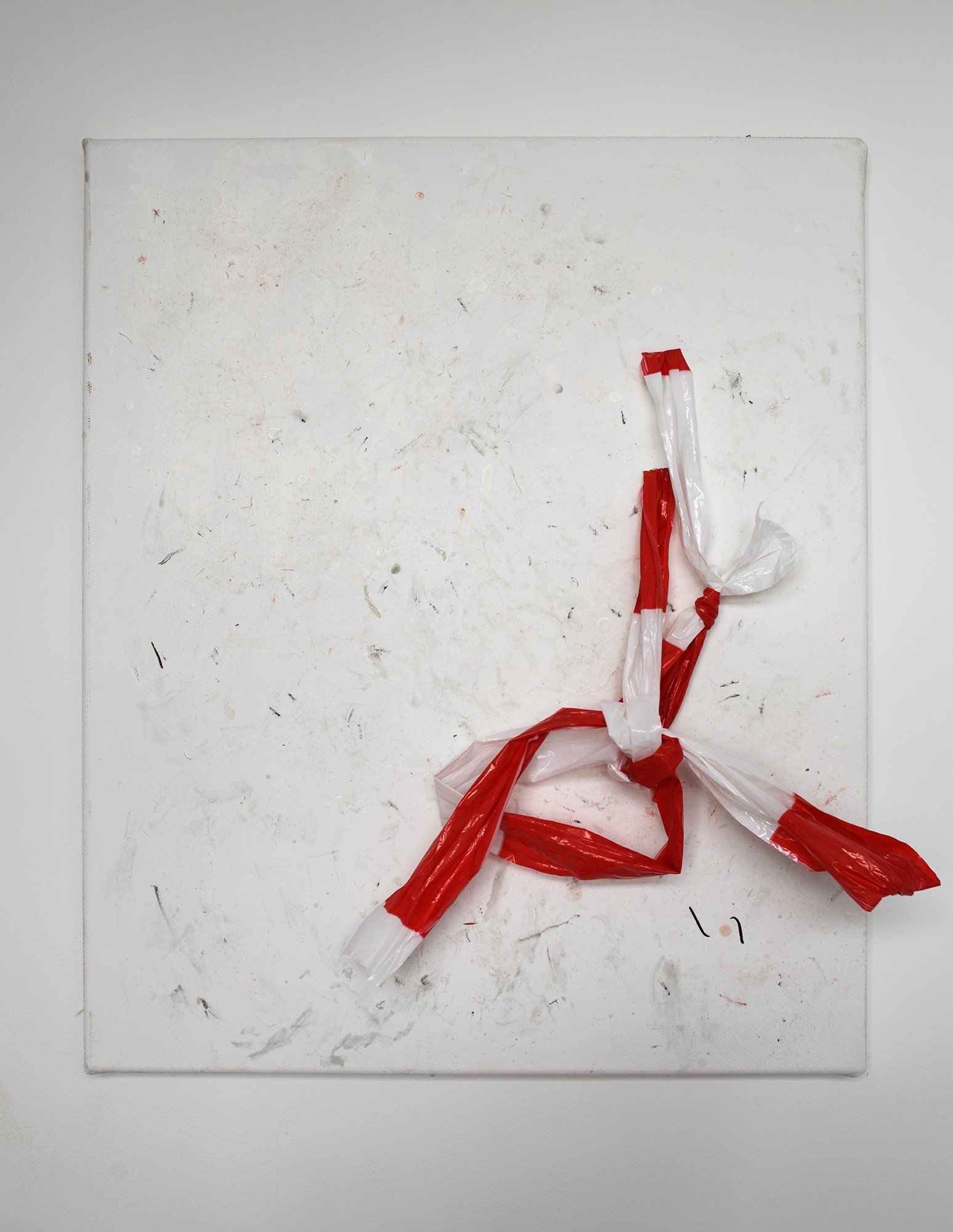 „Barrier Tape on Canvas No. 1“ by Sebastian Bieniek (B1EN1EK), the inventor of „Barrier Tape Art“. Created in june 2020. Size: 60 cm. x 50 cm. „Barrier Tape on Canvas No. 1“ by Sebastian Bieniek (B1EN1EK), the inventor of „Barrier Tape Art“. Created in june 2020. Size: 60 cm. x 50 cm.